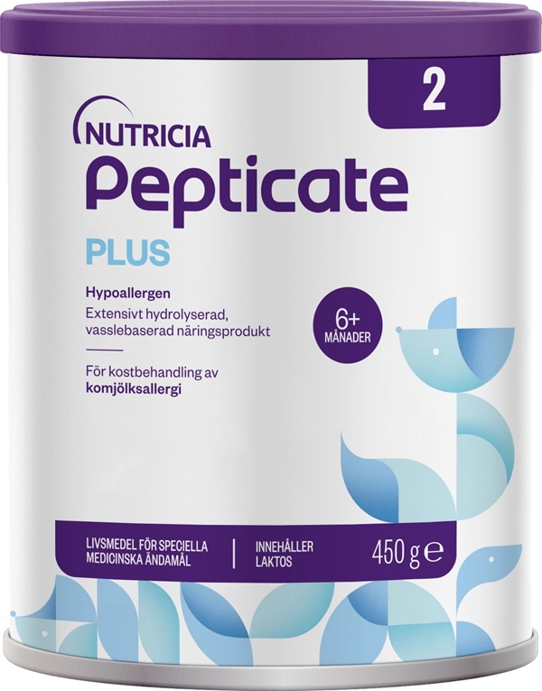 Pepticate PLUS tillskottsnär, 1x450g från 6 mån+