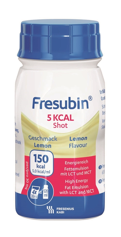 Fresubin 5 Kcal Shot, 120ml citron med LCT/MCT