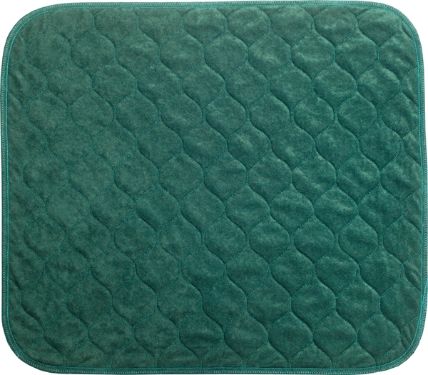 Sittskydd flergångs Protecta, 60x90cm grön velour-antihalk