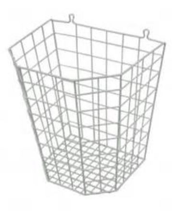 Papperskorg väggmonterad, 28L trådkorg