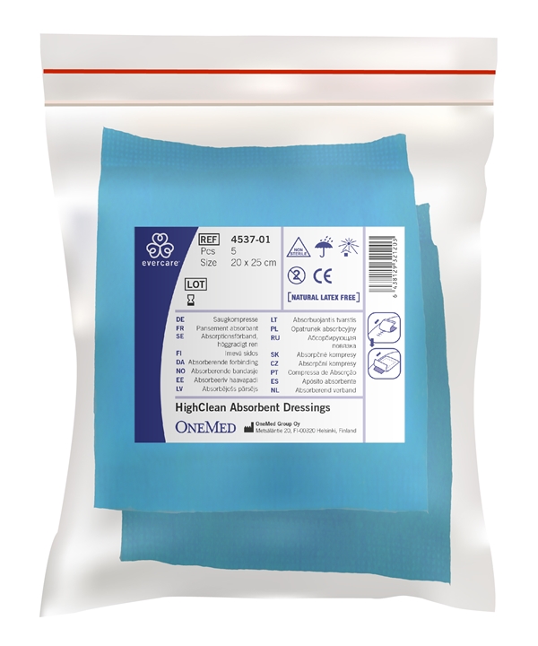 Absorberande förband evercare, 20x25cm osteril - evercare® - 1