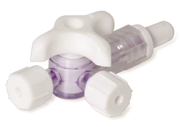 3-vägskran evercare, u-slang PVC-fri - evercare® inLine - 1