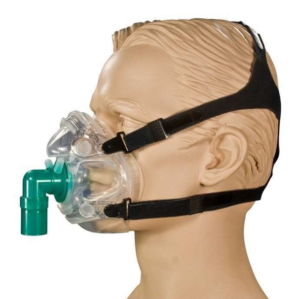 Ventilatormask HR 6500, M knärör huvudband