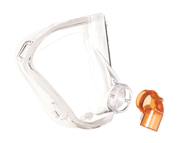 Ventilatormask BiTrac MaxShield, L säkerhetsventil