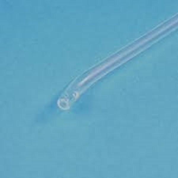 Böjd sugkateter Mediplast, 53cm ch12 vit PVC-fri