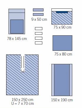 Op set ENT evercare, assbordspåse - evercare®