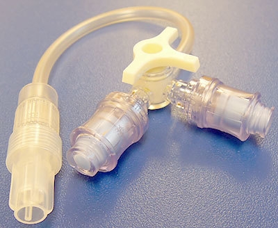 3-vägskran Codan Green line, 12cm slang 2 Swan-Lock