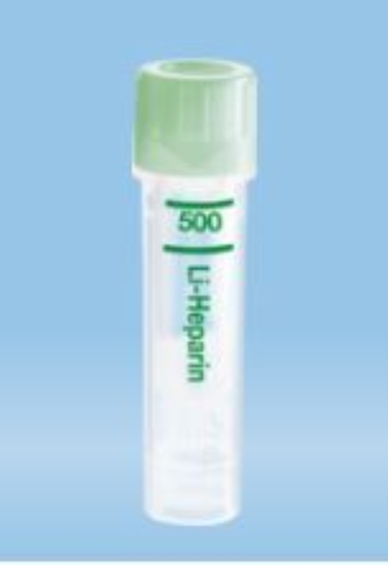 Kapillärrör Microvette, Li-heparin mörkgrön - Microvette