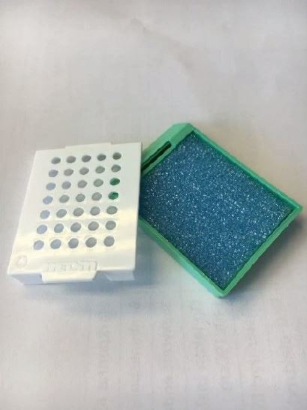 Kassett II biopsi, utan lock grön