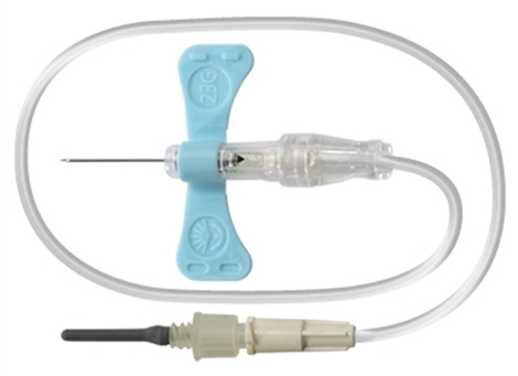 Venprovset BD UltraTouch Push Button, 0,6x19 23G luer 178mm slang