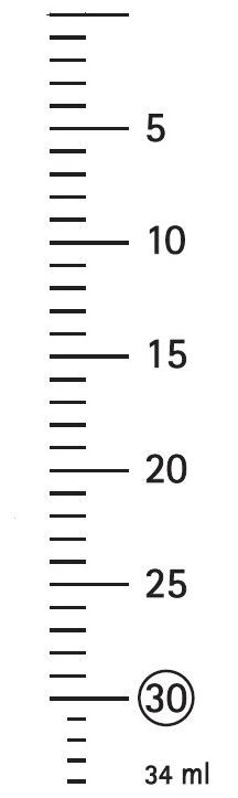 Spruta luerlock 3komp KD-Ject, 30ml grad 1ml centrerad - KD-Ject III - 2