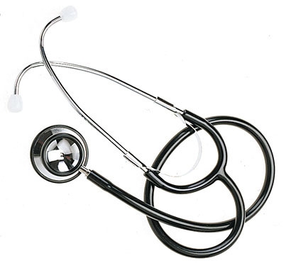 Stetoskop vändbart Dual-Head Adult, vuxen, membran Ø44mm, svart