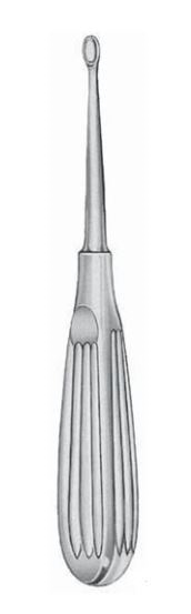 Slev sår oval Volkmann, 13mm, 17cm