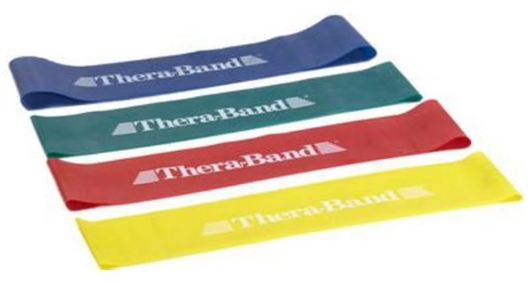 Träningsband Thera-Band Loops, 30,5cm Medium Röd - Thera-Band