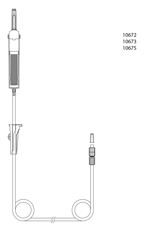 Transfusions agg evercare, 180cm PVC-fri - evercare® inLine - 2