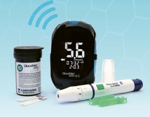 Teststicka blodketoner GlucoMen Areo β-ketone Sensor, GlucoMen Areo β-ketone Sensor