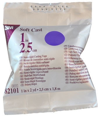 Gipsbinda Soft Cast, 2,5cmx1,8m lila - Soft Cast