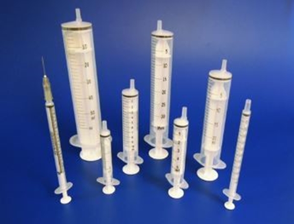 Spruta luer 3komp Codan, 10ml grad 0,5ml excent dubbel