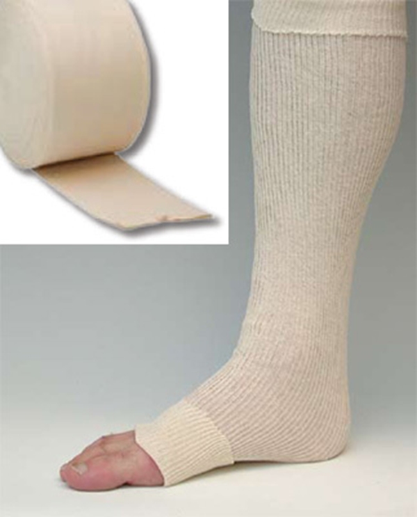 Polsterstrumpa Jersey Bomull, 5cmx25m Stockinette - Jersey