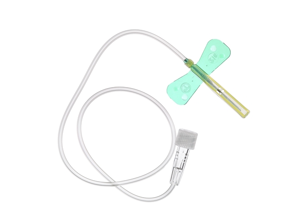 Skalpvenskanyl Surflo Safety, 0,8x19mm 21G grön 30cm slang - Terumo