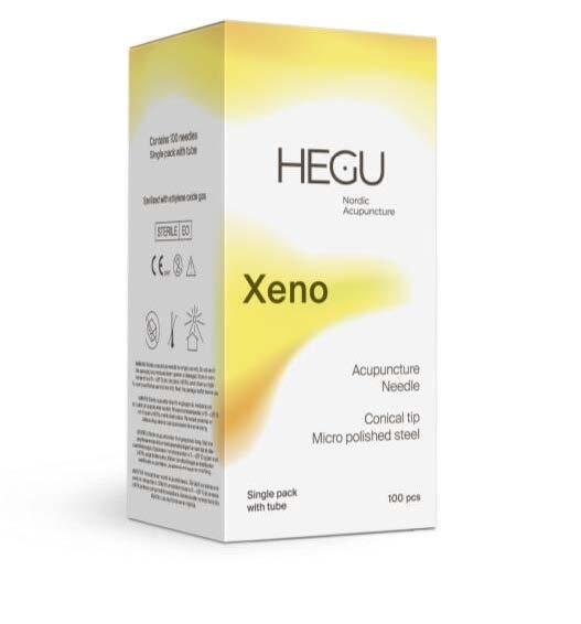 Akupunkturnål Hegu Xeno med hylsa, 0,25x25mm, med hylsa 100/fp