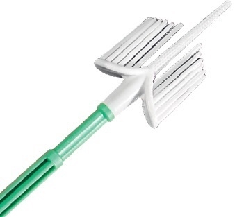 Cellprovsborste Rover, Cervex-Brush Combi grön