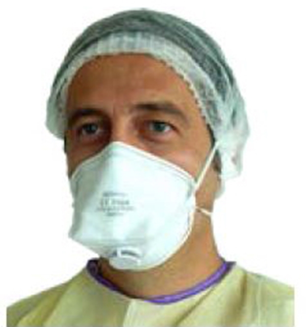 Andningsskydd, med ventil klass FFP3