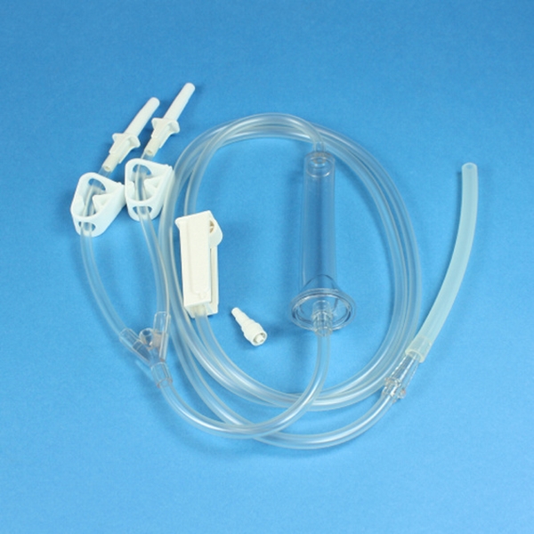 Blåssköljningsaggr m Y-koppl S, 200/260cm ftalatfri PVC - Mediplast