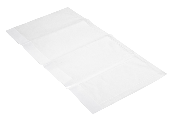 Absorbentmatta DryMax, 37x72cm med tejp 6l vit