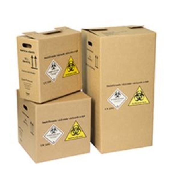 Sopsäckskartong Riskavfall, 55L 377x377x377mm utan säck