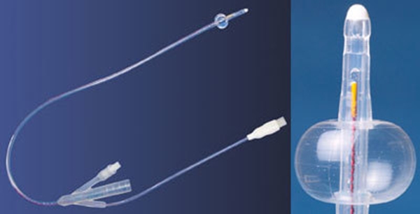 Urinkateter med tempmätning, Ch10 37cm silikon Nel - Covidien