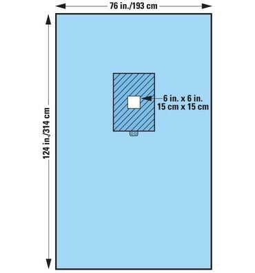 Packskynke Fenestrated, Steril