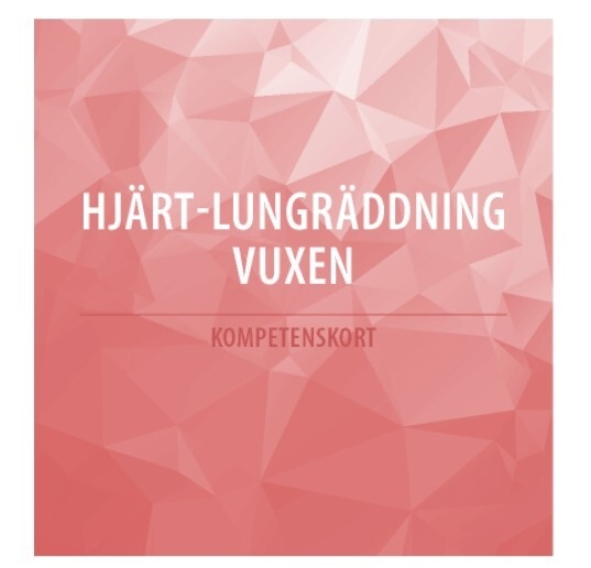 Kompetenskort Vuxen HLR, 50 pack