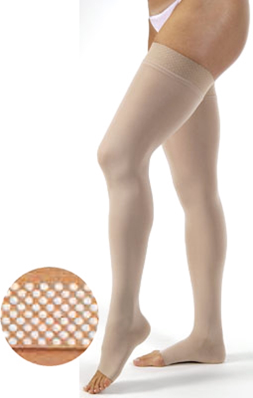 Kompressionsstrumpor lår klass 1 Opaque RAL, stl4 natural utan tå - Jobst