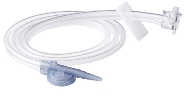 Enkelslang f thoraxdränage, 1,5m liten ansl Thopaz