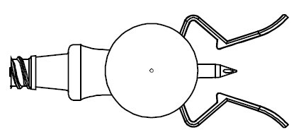 Universal Spike vent., halsvidd 22+28mm luftad - ICU Medical - 4