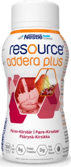 Resource Addera Plus, 4x200ml päron/körsbär