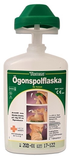 Ögondusch Tobin bärbar, 200ml - Tobin