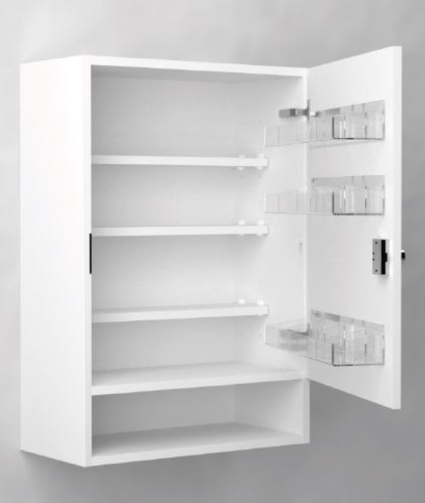 Medicinskåp Careco, 850x400x350mm vägghängt VÄ