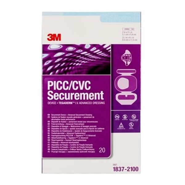 Venkateterkit Tegaderm IV Advanced, 8,5x11,5cm m fixering f CVK - Tegaderm - 2