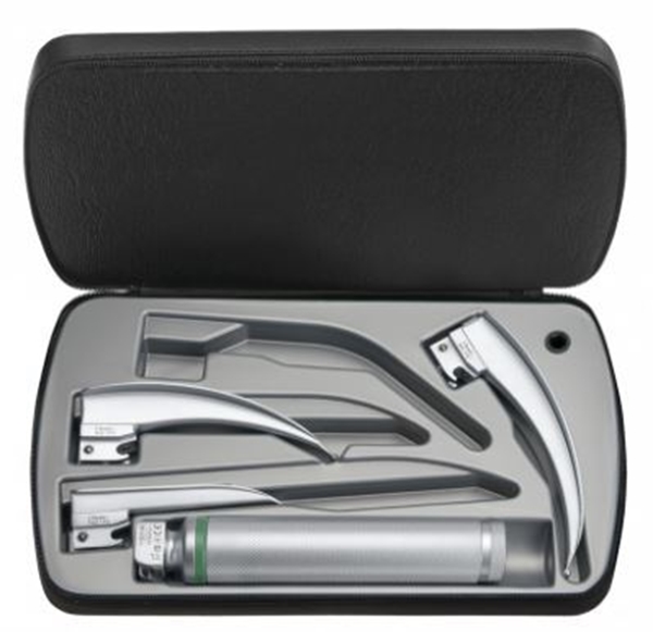 Laryngoskopset Heine F.O. LED, 2,5V Paed 1, Mac 2, Mac 3 - Mac