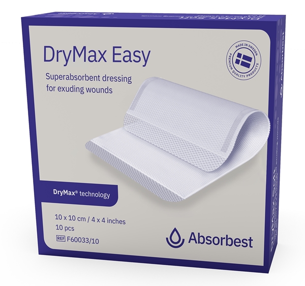 Superabsorberande förband DryMax Easy, 10x10cm - DryMax - 1
