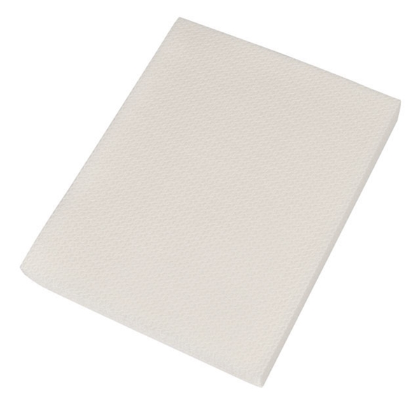 Tvättlapp papper 1L plan, 20x26cm vit 70g Airlaid tissue - Soft Care