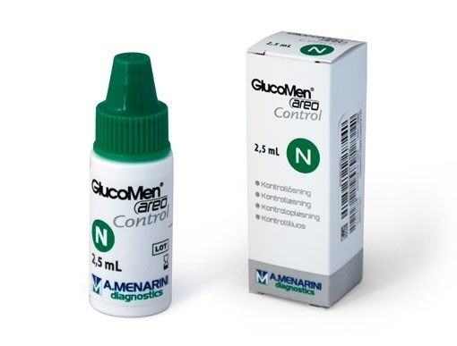 Kontrollösning t glukossticka, GlucoMen Areo Control N
