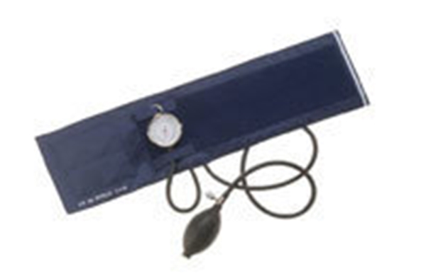 Blodtrycksmätare HE manuell pvcfri, 12x35cm m Boso manometer