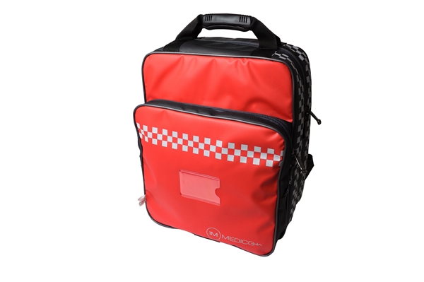 Väska Sjukvård IM-Medico Flexibag, utan mellanvägg röd