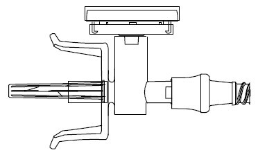 Universal Spike vent., halsvidd 20mm sluten - ICU Medical - 4