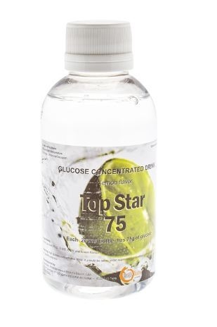 Glukosbelastningsdryck Top Star 75, Citron utan färgämne 200ml