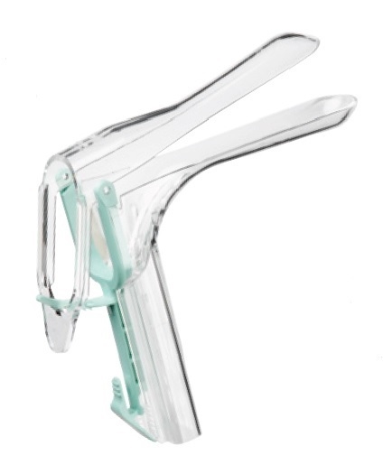 Vaginalspekulum engångs, L blå