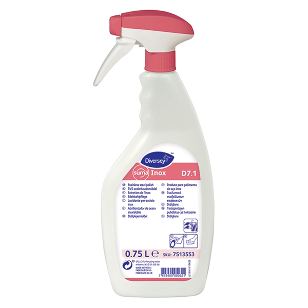 Stålglans Suma Inox D7.1, 750ml sprayflaska - Suma